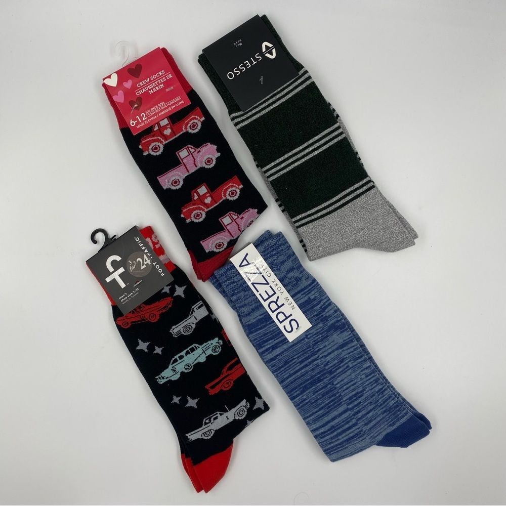 NWT Men's Sock Bundle -‎ Sprezza and Others